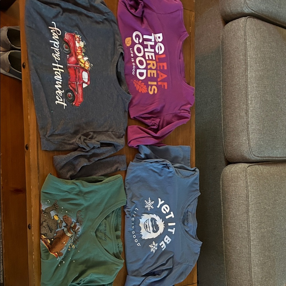 Life Is Good Assorted Graphic Long Sleeve Shirts
